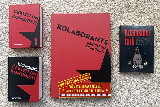 Unikāls komplekts: Kolaborants + Čekisti un komunisti 1 + Čekisti un komunisti 2 + Ādamsona faili